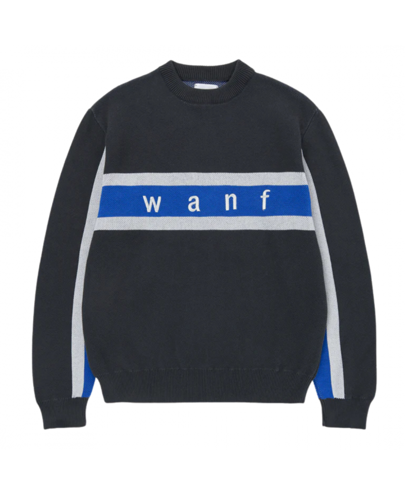Wanf Stripes Black Sweater